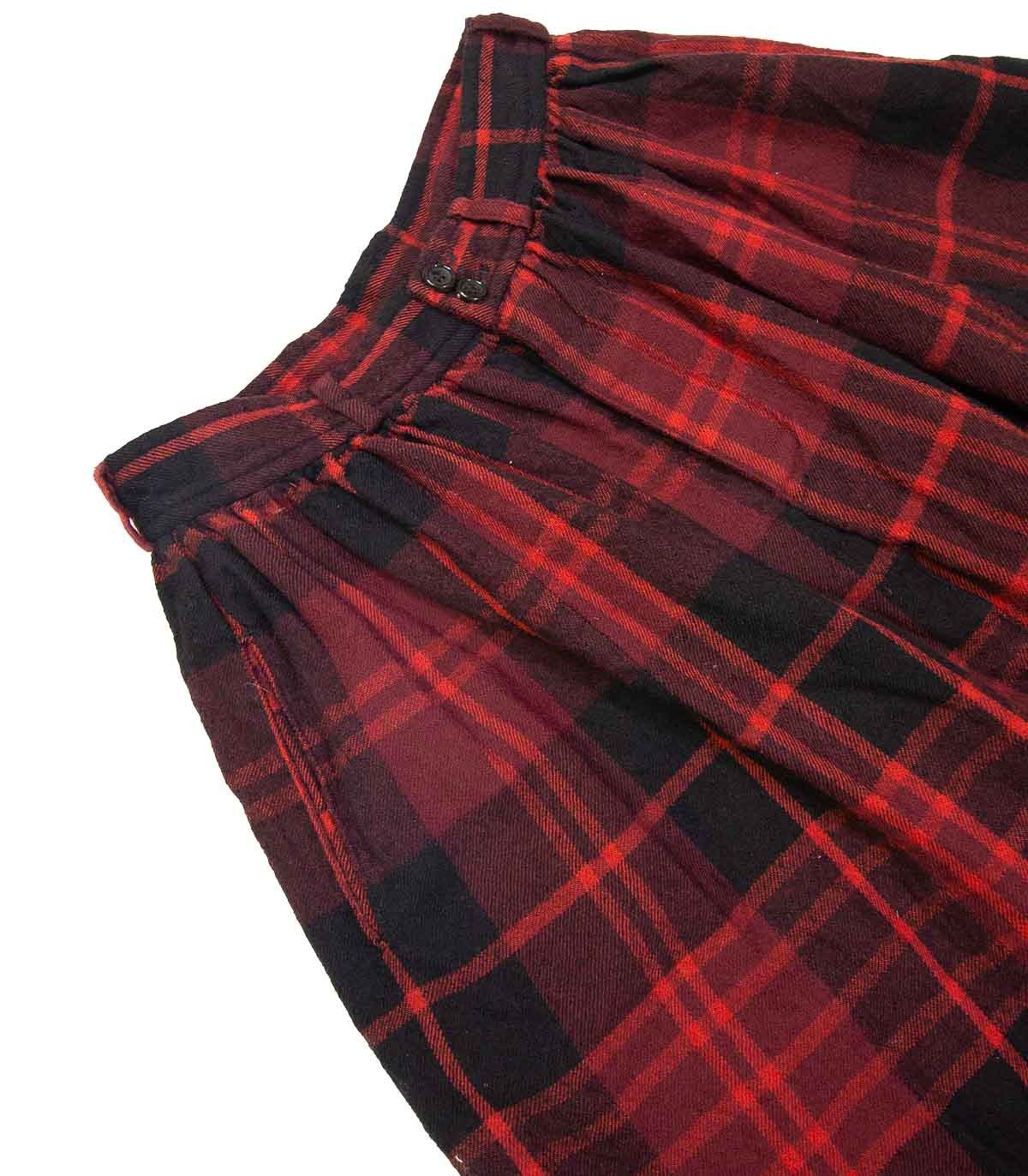 Sarouel plissé tartan COMME des GARÇONS - Taille