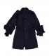 COMME des GARÇONS double sleeve pleated jacket - Front