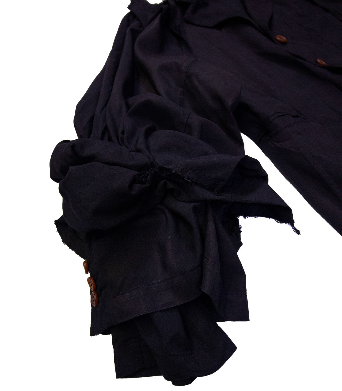 COMME des GARÇONS double sleeve pleated jacket - Sleeve