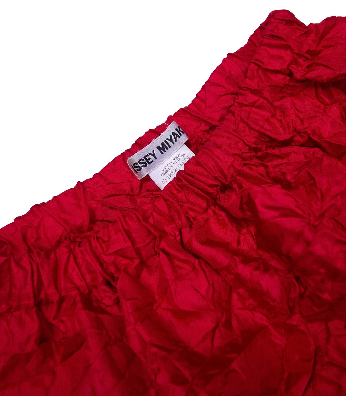 Crinkle effect skirt ISSEY MIYAKE - Label