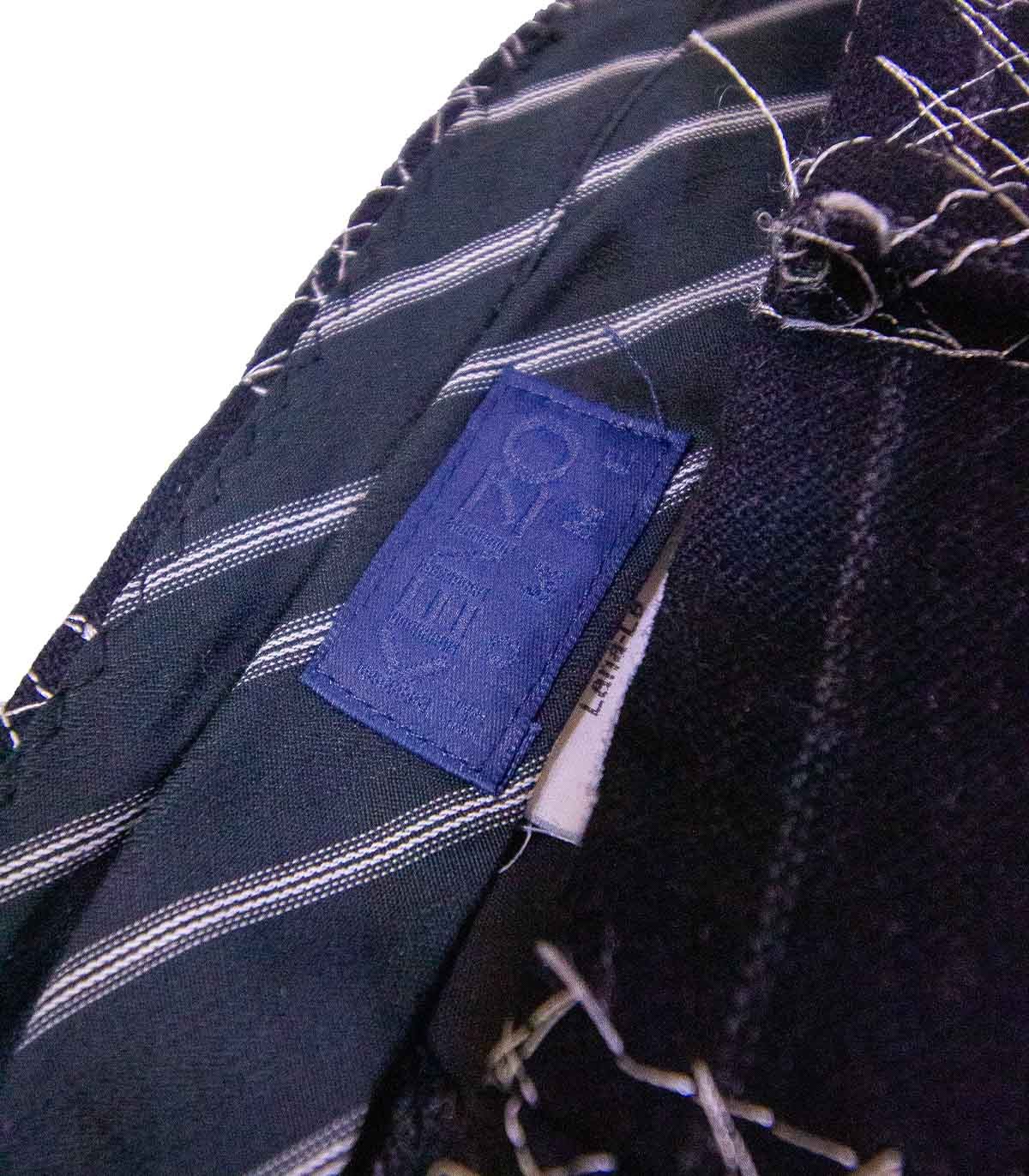 Pantalon à rayures et broderie KENZO - Étiquette