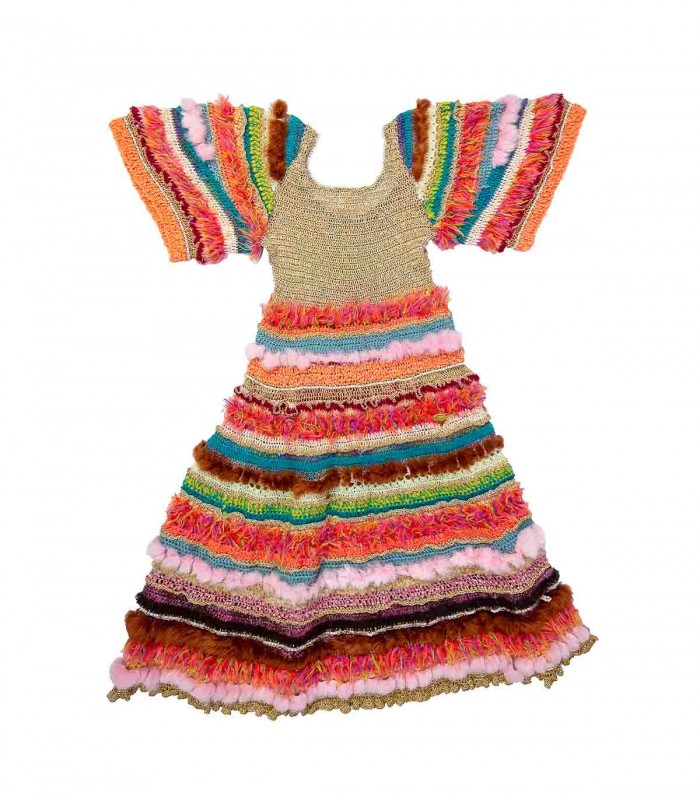 Robe à empiècements TSUMORI CHISATO - Dos