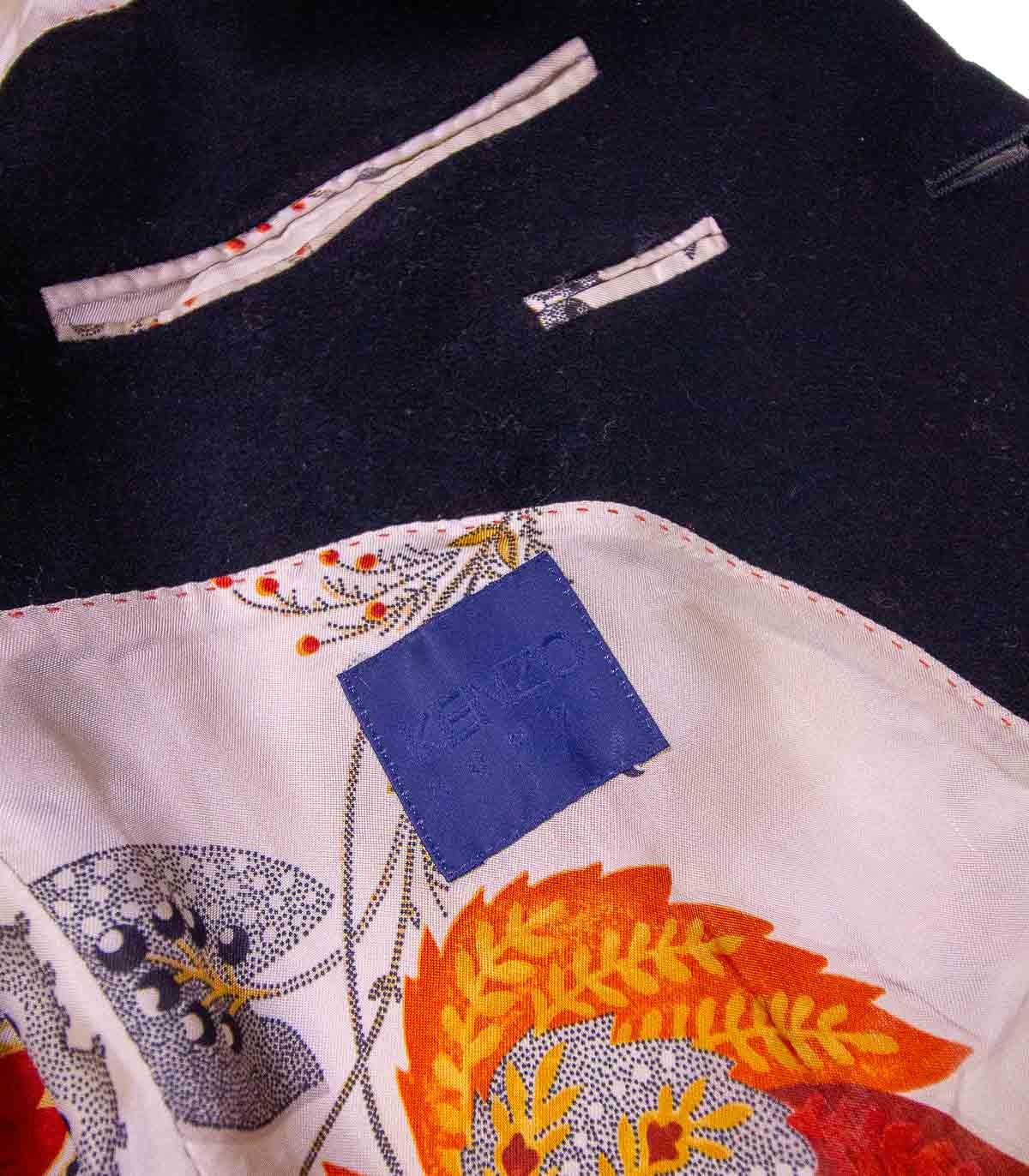 Manteau à empiècement broderie KENZO - Ètiquette