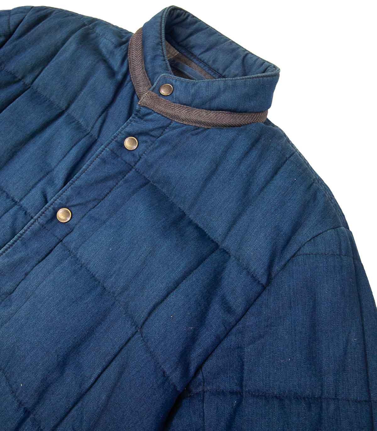 Blouson matelassé indigo 45R - Col