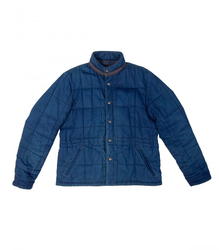 Blouson matelassé indigo 45R - Face