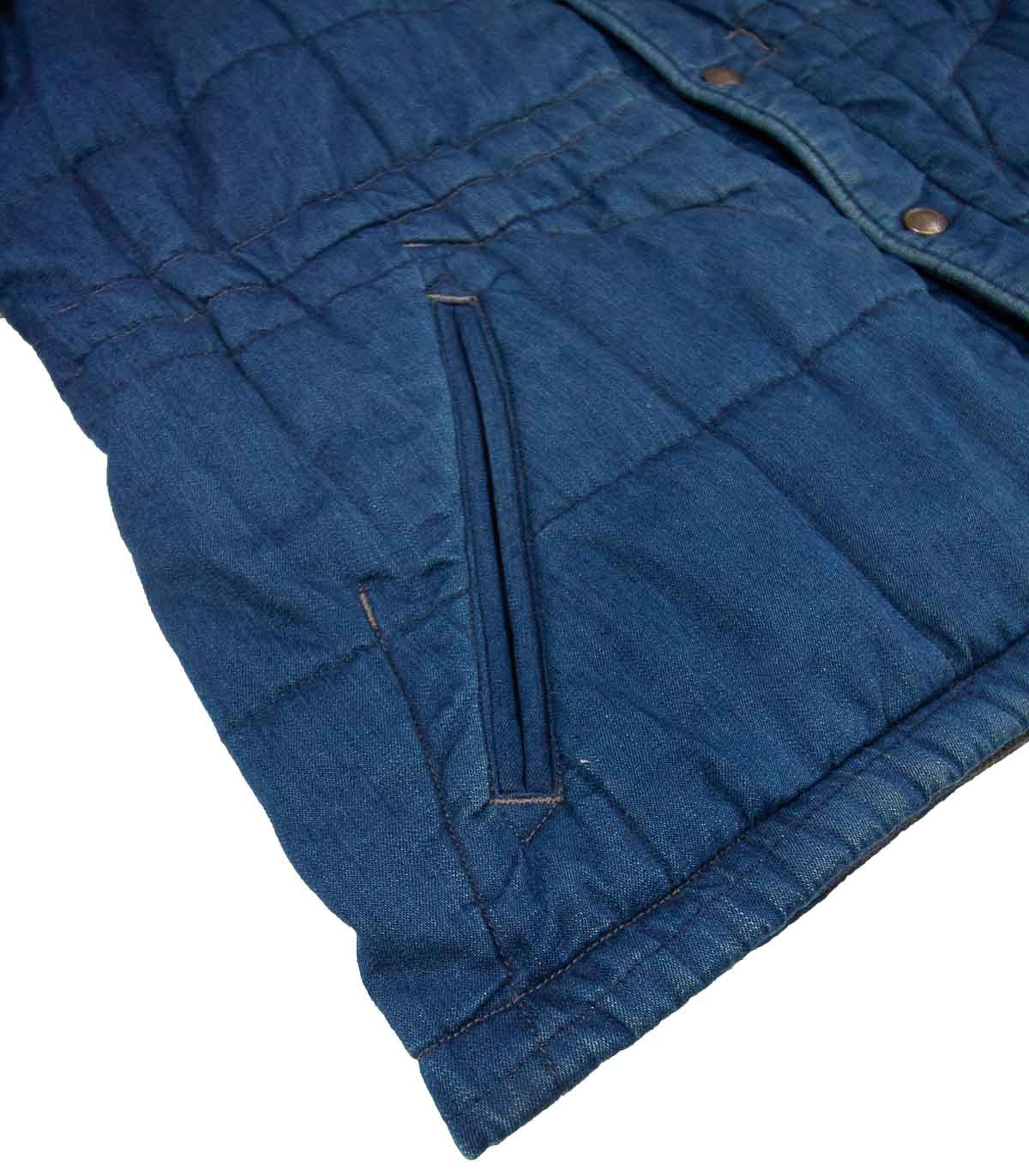 Blouson matelassé indigo 45R - Poche