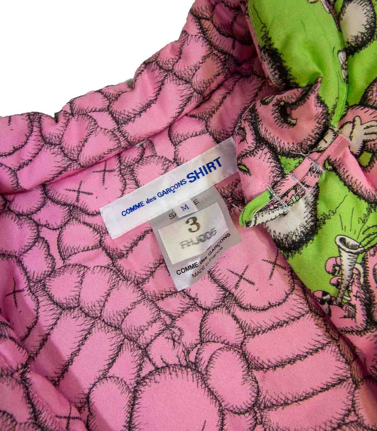 Reversible quilted coat COMME des GARÇONS x KAWS - Size S