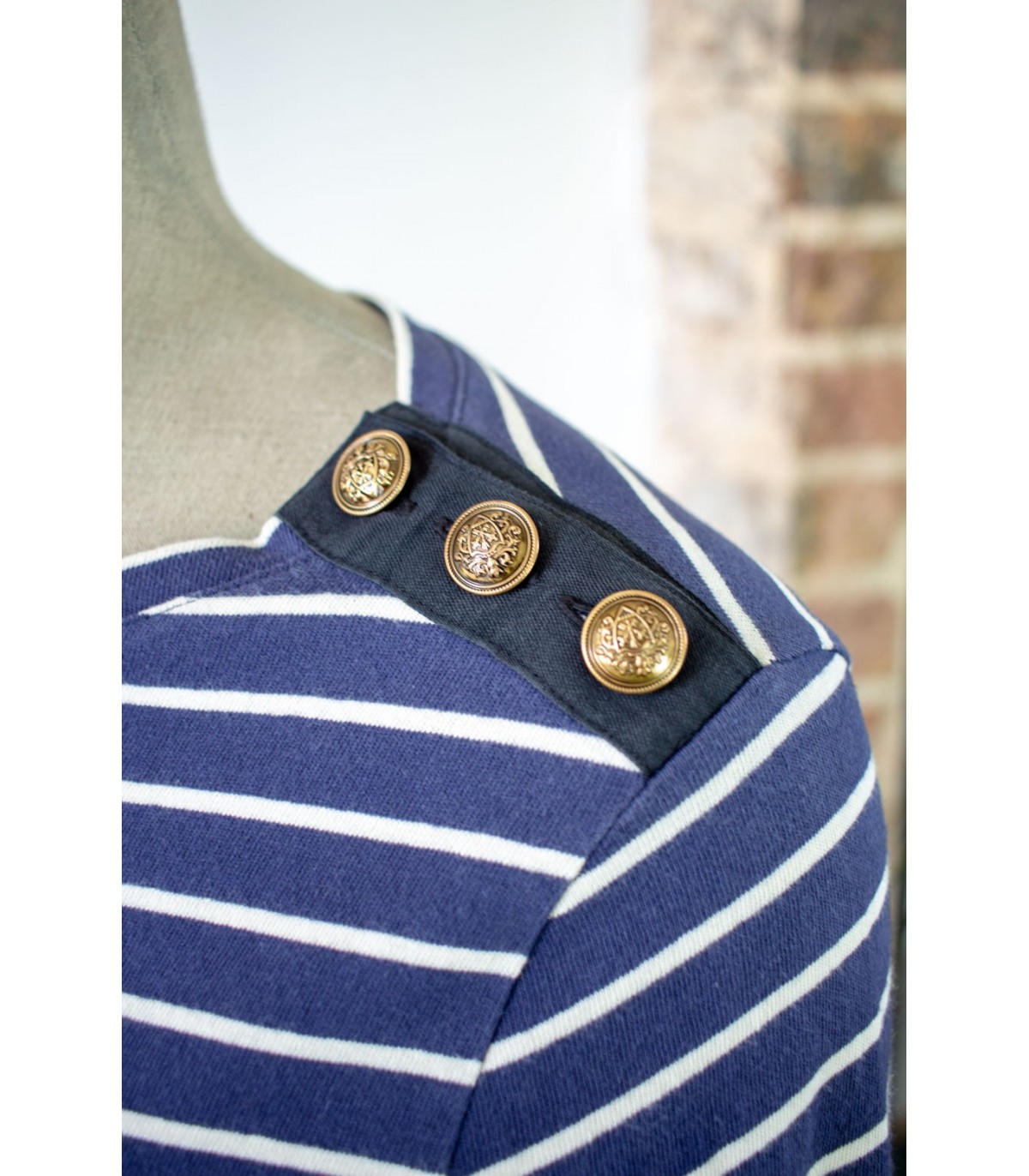 Marinière tricot COMME des GARÇONS - Boutons