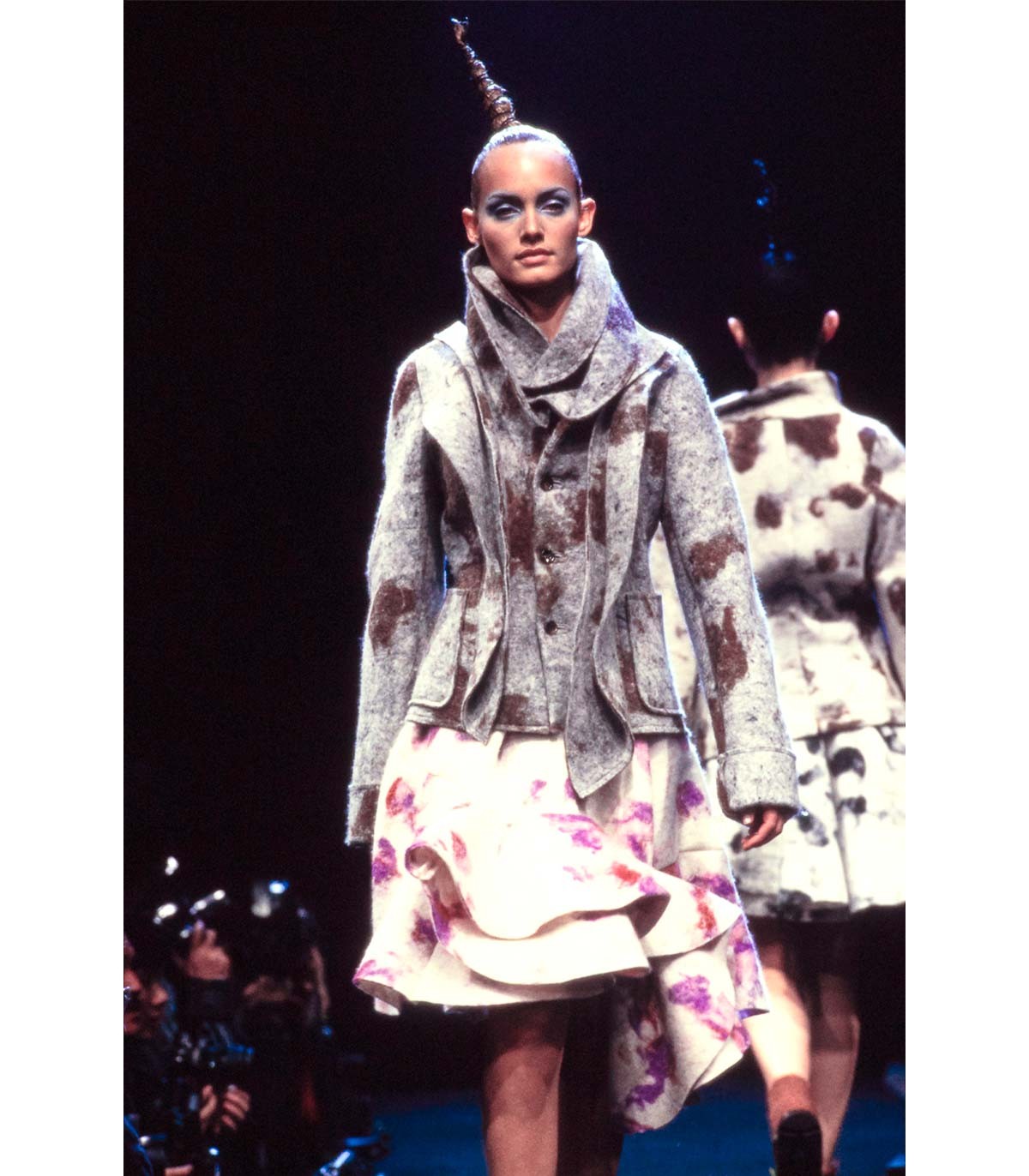 COMME des GARÇONS boiled wool coat - FW1995 - Runway