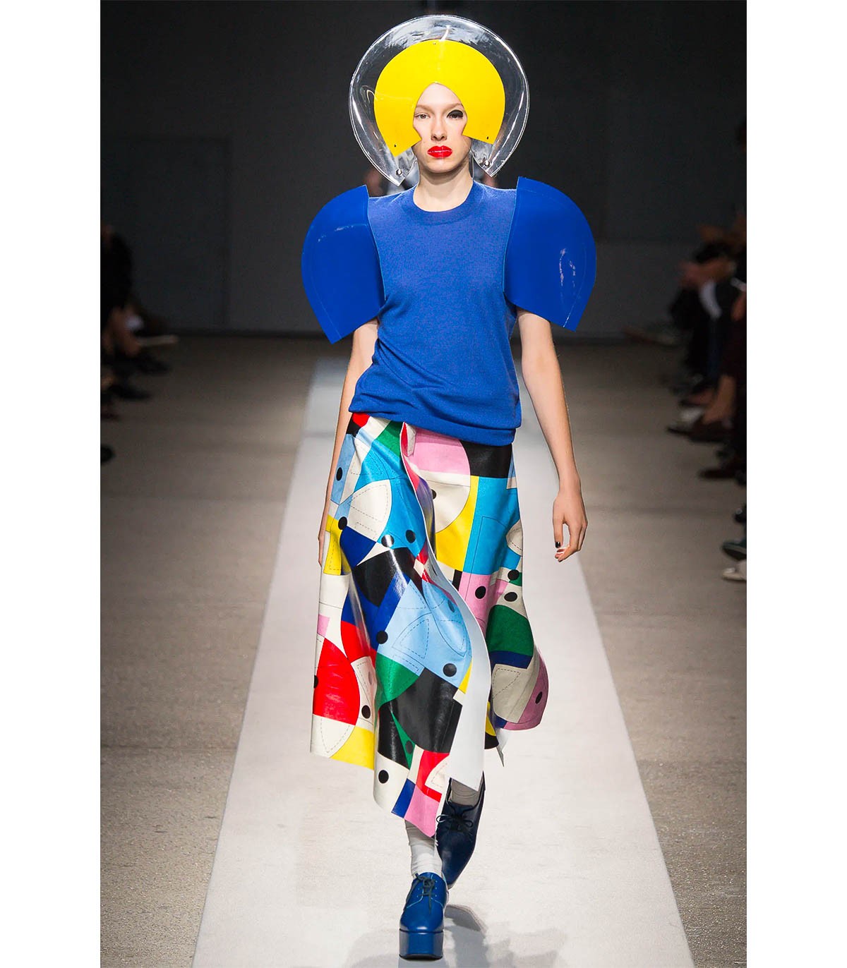 JUNYA WATANABE graphic pattern bell skirt - Runway