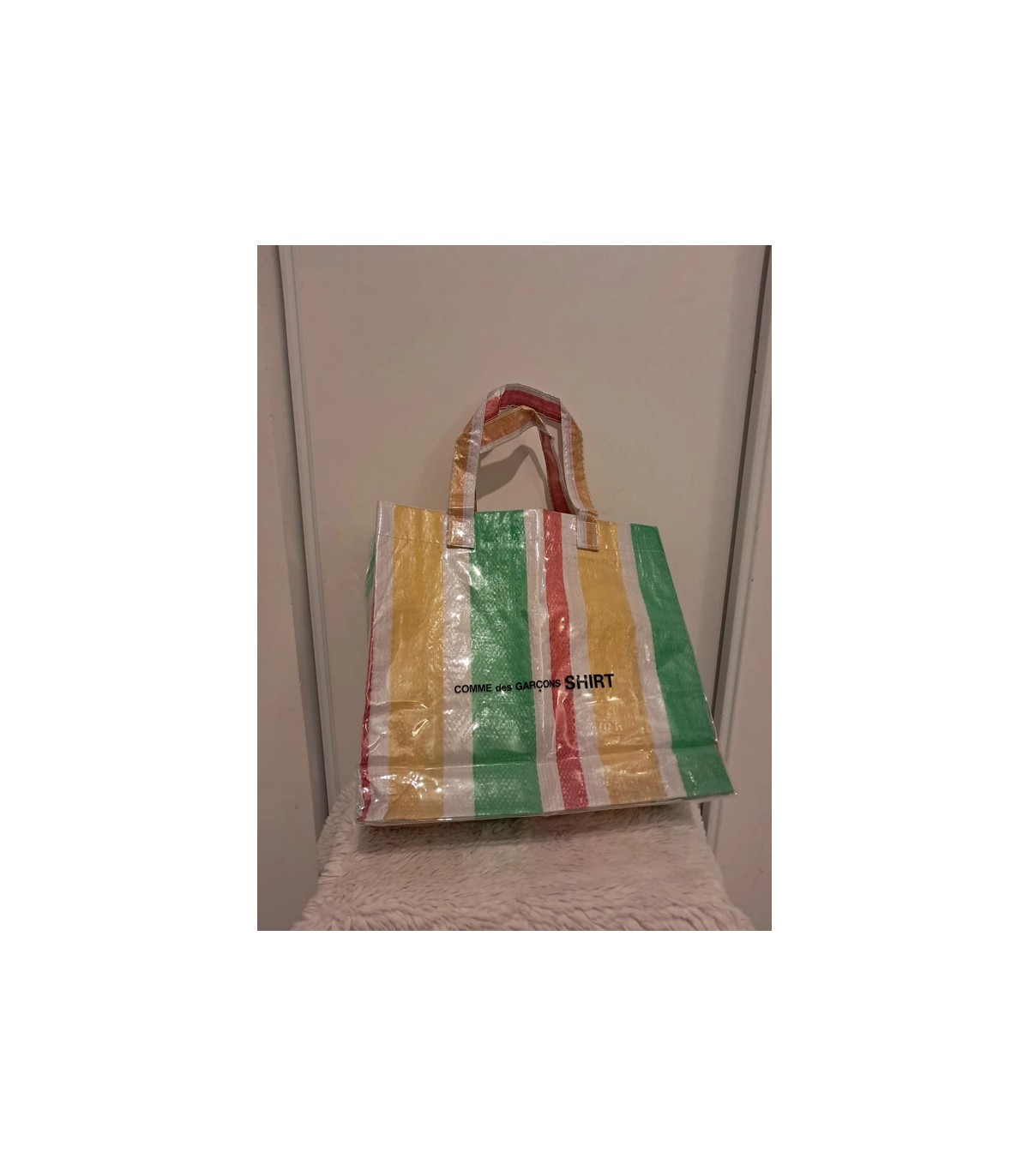 Sac cabas plastifié COMME des GARÇONS SHIRT - NEUF