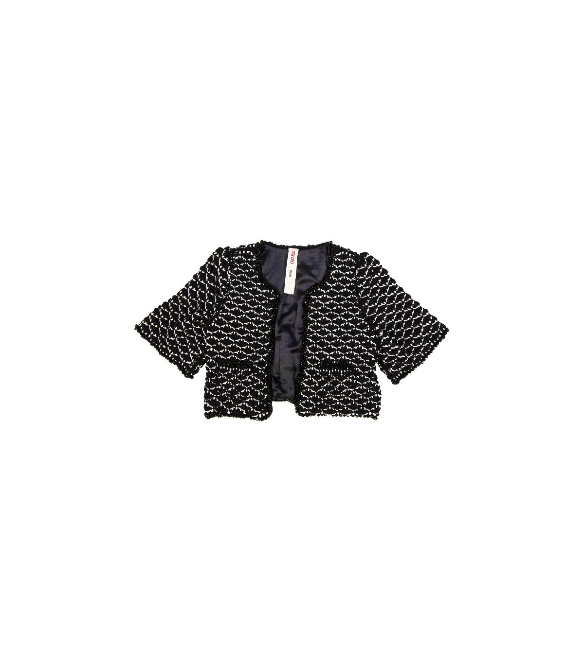 Boléro brodé avec sequins KENZO défilé