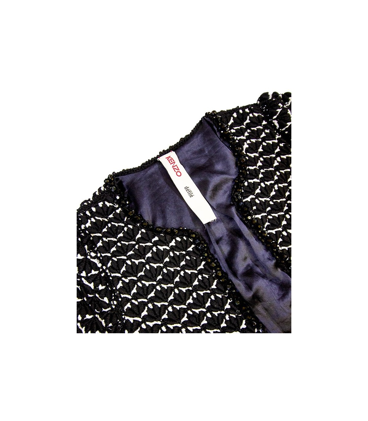 Boléro brodé avec sequins KENZO défilé